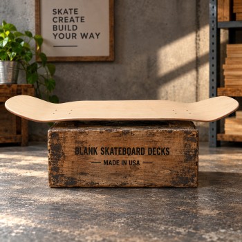 Classic Old School Blank Skateboard Deck – 9.0"