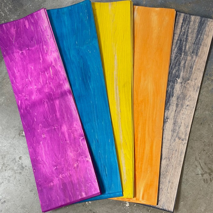 Skateboard-Grade Canadian Maple Veneer (9.5" × 34")